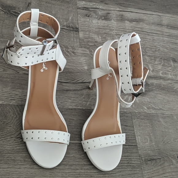 Qupid Strapped and Studded Stilettos - Picture 2 of 5